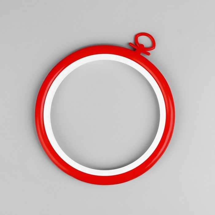 Пяльцы для вышивания с подвесом, пластиковая, d = 9/12 см, цвет МИКС Пяльцы для вышивания с подвесом, пластиковая, d = 9/12 см, цвет МИКС