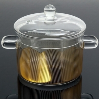 Кастрюля из жаропрочного стекла &laquo;Геометрия&raquo;, 1500 мл