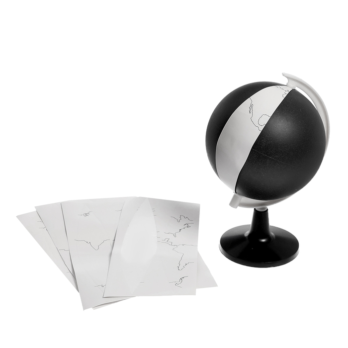 Обучающий набор &laquo;Глобус-раскраска&raquo;, изучаем животных