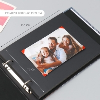 Фотоальбом 25 листов (наклейки+кольца) "Текстура дерево и камень" 19х27х3 см Фотоальбом 25 листов (наклейки+кольца) "Текстура дерево и камень" 19х27х3 см