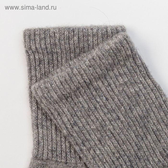 Носки мужские из монгольской шерсти, цвет серый, размер 27 (40-42) Носки мужские из монгольской шерсти, цвет серый, размер 27 (40-42)