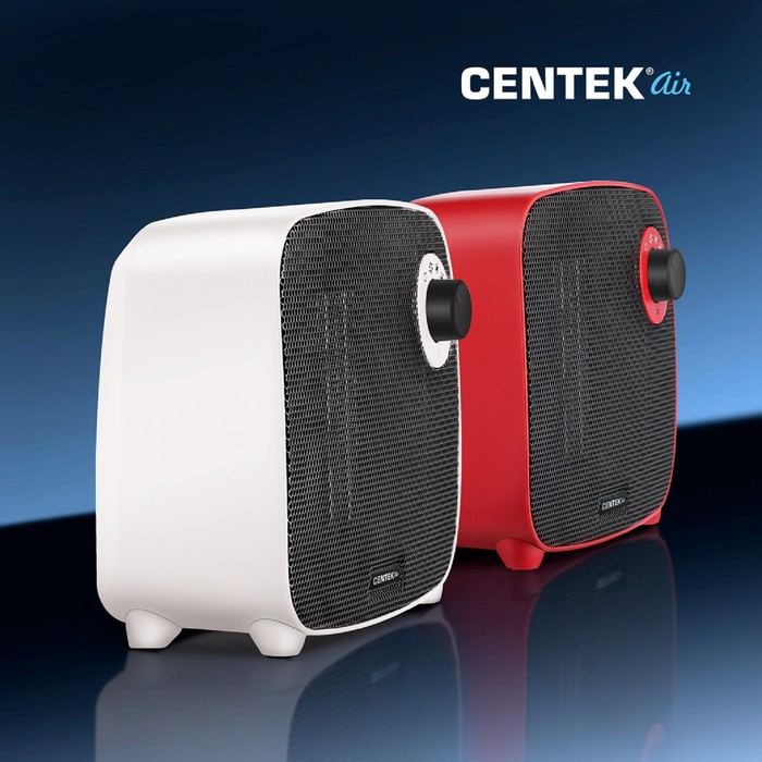 Тепловентилятор Centek CT-6022, керамический, настольный, 1500 Вт, 15 м², красный Тепловентилятор Centek CT-6022, керамический, настольный, 1500 Вт, 15 м², красный