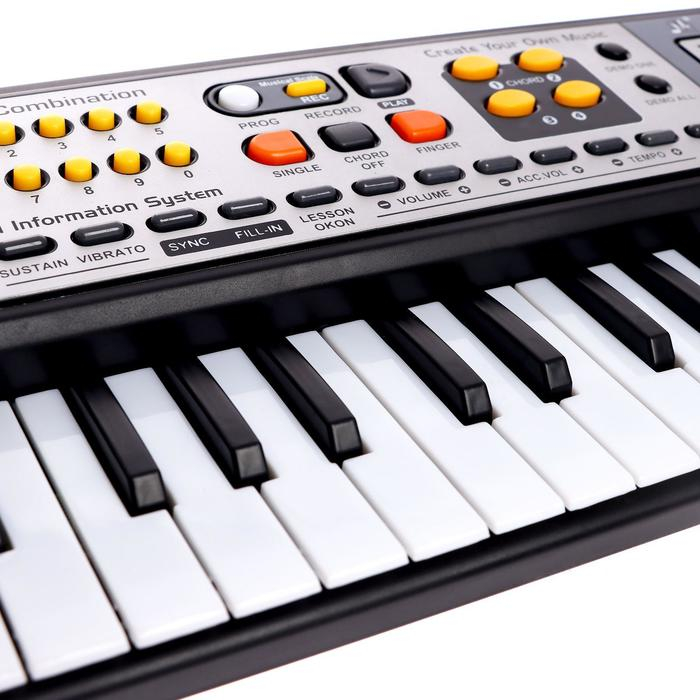 Синтезатор &laquo;Музыкальный взрыв&raquo;, 49 клавиш, работает сети и от батареек