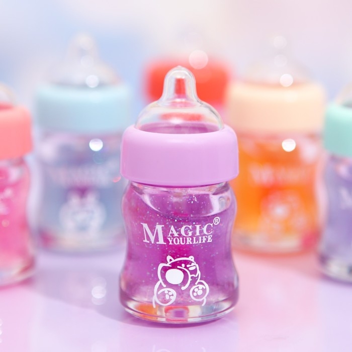 Блеск для губ &laquo;Детская бутылочка&raquo;, микс цветов и ароматов