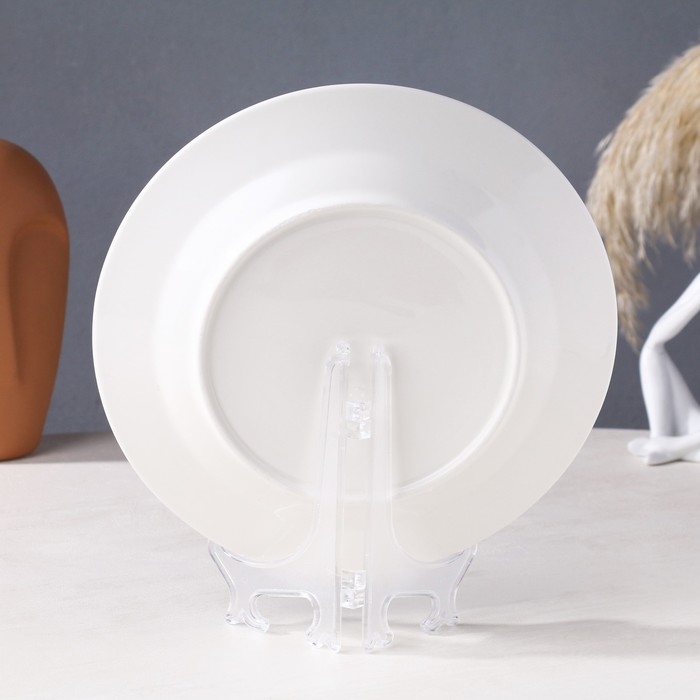 Тарелка декоративная "Жостово. Пышные цветы", настенная, d=20 см, ручная работа