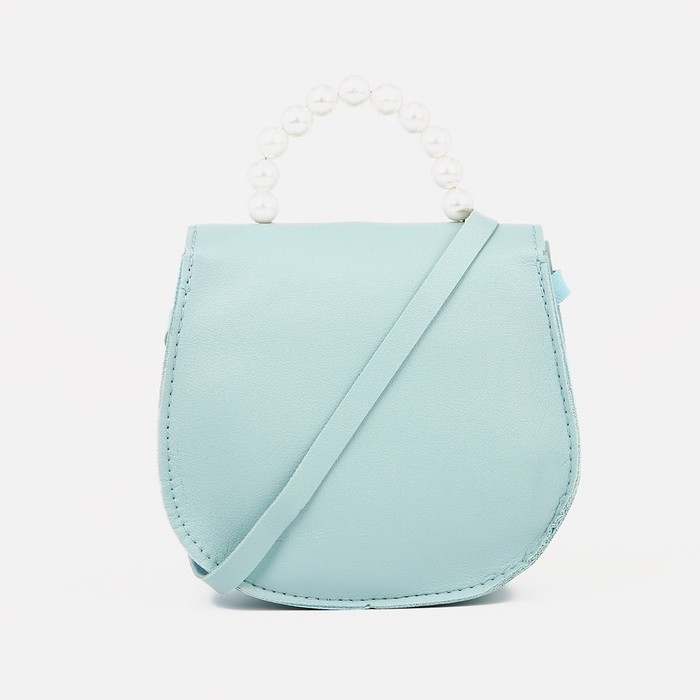 Сумка детская для девочки на магните, цвет светло-бирюзовый