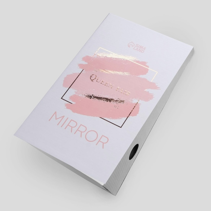 Зеркало с подставкой для хранения «Овал», двустороннее, с увеличением, зеркальная поверхность 13 × 16 см, цвет МИКС Зеркало с подставкой для хранения «Овал», двустороннее, с увеличением, зеркальная поверхность 13 × 16 см, цвет МИКС