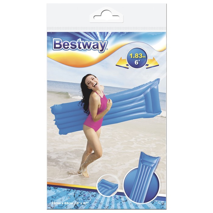 Матрас для плавания, 183 х 69 см, цвет МИКС, 44007 Bestway Матрас для плавания, 183 х 69 см, цвет МИКС, 44007 Bestway