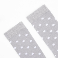 Новый год.Гольфы Крошка Я "Дед Мороз" 10-12 см, серый