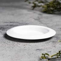 Подсвечник "Чашка" металл, 9,4х1,2 см, белый