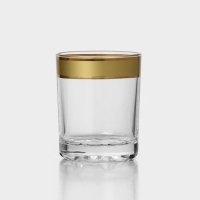 Набор питьевой с золотой каймой &laquo;Ампир&raquo;, 7 предметов: кувшин 1,34 л, стаканы 250 мл, 6 шт