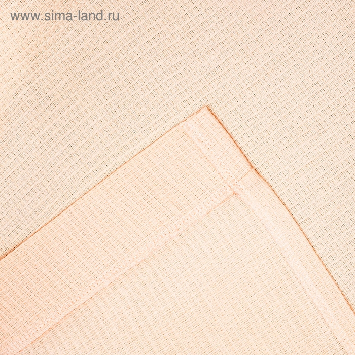 Халат вафельный запашной женский р-р 50, цв.Персик, 160 гр/м,Хл.100%