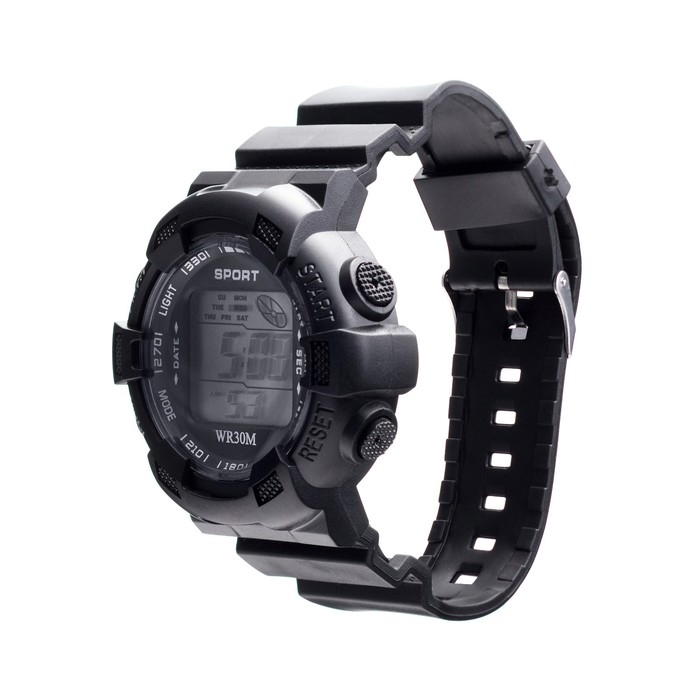 Часы наручные электронные, водонепроницаемые, d-4.5 см , микс