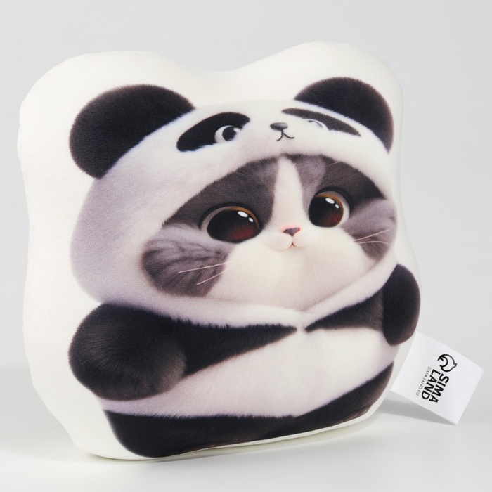 Игрушка антистресс &laquo;Котик в костюме панды&raquo;