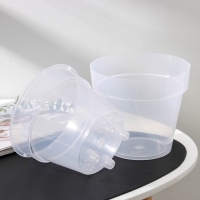 Кашпо для цветов со вставкой &laquo;Порто&raquo;, 2,4 л, цвет прозрачный