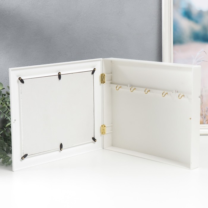 Ключница Ключница "Улица в Венеции" Белый 26,5х31,5х4,5 см