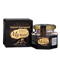 Мумиё алтайское "Горная благодать" очищенное в стекле, 100 г Мумиё алтайское "Горная благодать" очищенное в стекле, 100 г