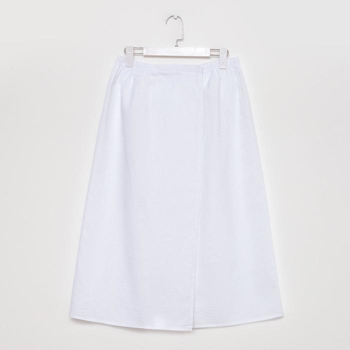 Полотенце вафельное Экономь и Я «Парео» 80х144 см, цвет белый, 100%хл, 200 г/м2 Полотенце вафельное Экономь и Я «Парео» 80х144 см, цвет белый, 100%хл, 200 г/м2