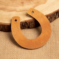 Сувенир &laquo;Подкова&raquo;, достатка, 11&times;10&times;0,3 см, береста
