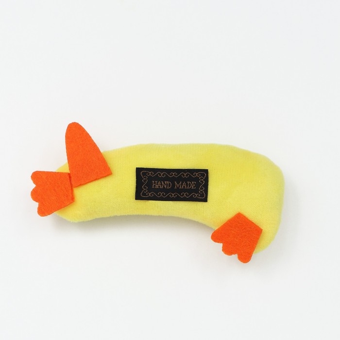 Игрушка для кошек с кошачьей мятой Игрушка для кошек с кошачьей мятой "Цыпленок", 10 см, жёлтая