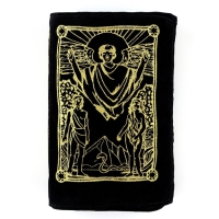 Мешочек для карт на Хэллоуин «Таро A. E. W.», бархатный, 14х40 см Мешочек для карт на Хэллоуин «Таро A. E. W.», бархатный, 14х40 см