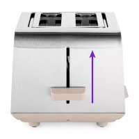 Тостер Kitfort КТ-6060, 1100 Вт, 6 режимов прожарки, 2 тоста, серебристо-бежевый Тостер Kitfort КТ-6060, 1100 Вт, 6 режимов прожарки, 2 тоста, серебристо-бежевый