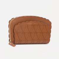 Кошелёк женский на молнии, цвет коричневый Кошелёк женский на молнии, цвет коричневый