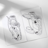 Подарочный набор блокнот-раскраска, трафарет, наклейки и восковые мелки &laquo;Футбол&raquo;