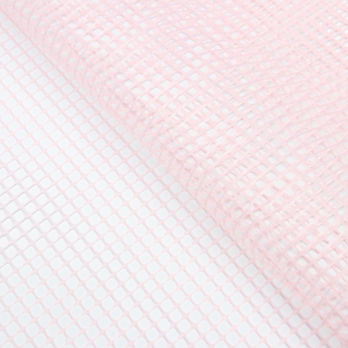 Сетка флористическая, "Клетка", 50см х 4,5м, розовый
