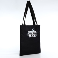 Шопер &laquo;Аниме&raquo; 35х0.5х40 см, отд без молнии, без подклада, чёрный