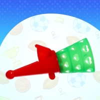 Игра &laquo;Кидай лови. Дуэль&raquo;, 2 конуса, 2 шарика