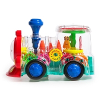 Паровоз &laquo;Шестерёнки&raquo;, световые и звуковые эффекты, работает от батареек