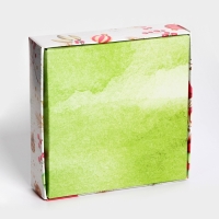 Новый год. Коробка под 4 конфеты "Новогодние подарки", 12,6 х 12,6 х 3,5 , кондитерская упаковка