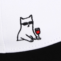 Кепка женская «Кот», цвет белый, р-р 56 Кепка женская «Кот», цвет белый, р-р 56