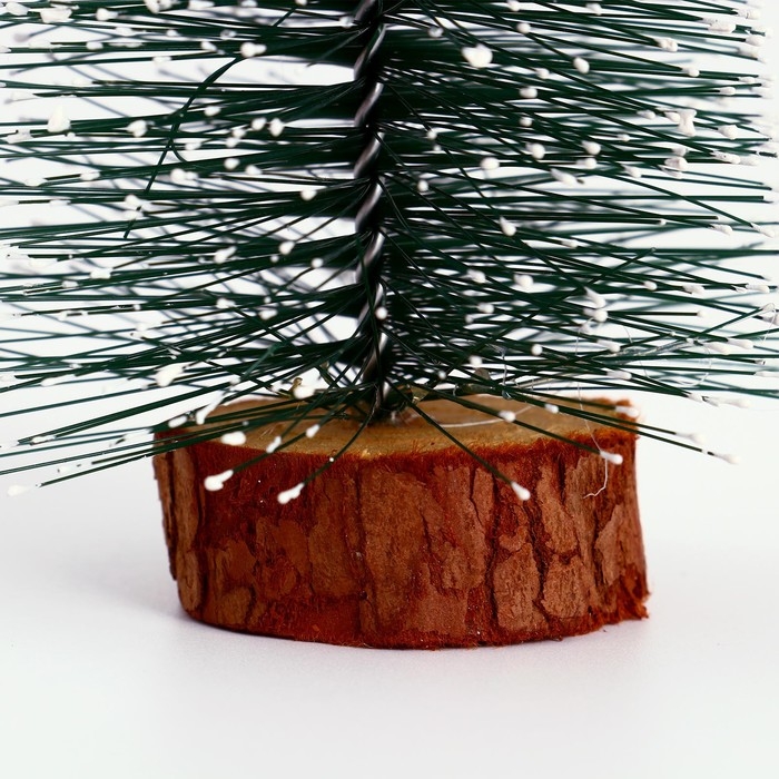 Новогодний декор &laquo;Ёлочка зелёная в снегу&raquo;, 8 &times; 8 &times; 15 см