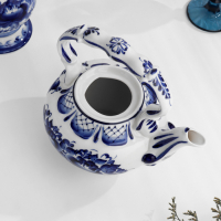 Чайник &laquo;Вдохновение&raquo;, H = 21 см, гжель