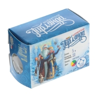 Гирлянда &laquo;Нить&raquo; 5 м с насадками &laquo;Звёзды&raquo;, IP20, прозрачная нить, 20 LED, свечение мульти (RG/RB), мигание, 220 В