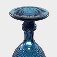 Набор бокалов из стекла Magistro &laquo;Вилеро&raquo;, 280 мл, 2 шт, цвет синий