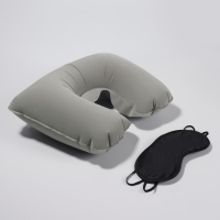 Набор туристический: подушка для шеи, маска для сна Набор туристический: подушка для шеи, маска для сна