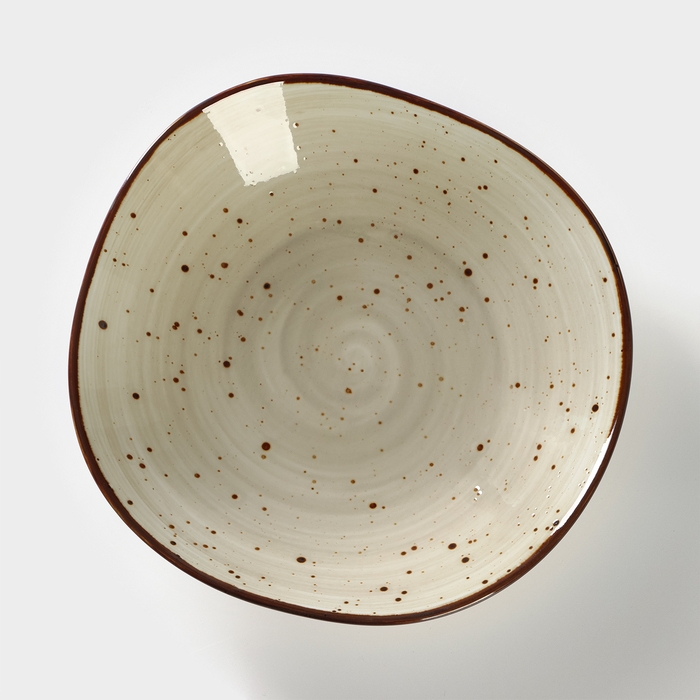 Тарелка глубокая фарфоровая Samold &laquo;Хорека Графит&raquo;, 750 мл, d=21 см