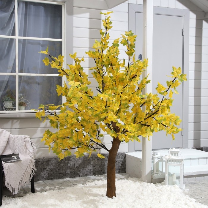 Светодиодное дерево &laquo;Клён&raquo; 1.8 м, 384 LED, постоянное свечение, 220 В, свечение белое