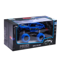 Джип радиоуправляемый &laquo;Полиция&raquo;, работает от батареек, МИКС