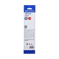 Набор кистей "Пони", 5 штук, BRAUBERG (круглые, № 1, 2, 3, 4, 5), блистер Набор кистей "Пони", 5 штук, BRAUBERG (круглые, № 1, 2, 3, 4, 5), блистер