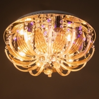 Люстра "Эмилия" 7х40Вт Е27 с пультом, цвет хром 41х41х19 см Люстра "Эмилия" 7х40Вт Е27 с пультом, цвет хром 41х41х19 см