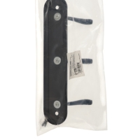 Вешалка ТУНДРА TVT003, металлическая, трёхрожковая, цвет черный Вешалка ТУНДРА TVT003, металлическая, трёхрожковая, цвет черный