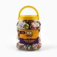 Шарик для кошек, 3,5 см, фасовка в банку по 50 шт, разноцветный