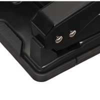 Дырокол металлический 40 листов, Berlingo, с линейкой, чёрный Дырокол металлический 40 листов, Berlingo, с линейкой, чёрный