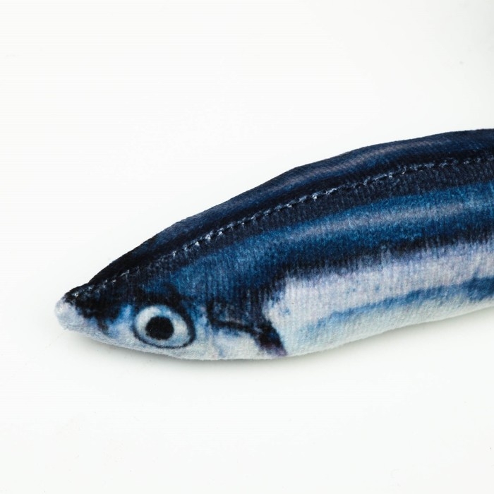 Игрушка Игрушка "Рыба моей мечты!" с кошачьей мятой, сайра, 20 см