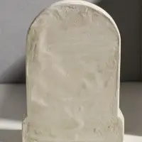 Икона с подставкой под свечу "Николай Чудотворец" гипс, роспись, 18х13х6 см