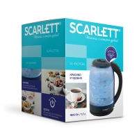 Чайник электрический стеклянный с подсветкой SC-EK27G90 1,7л